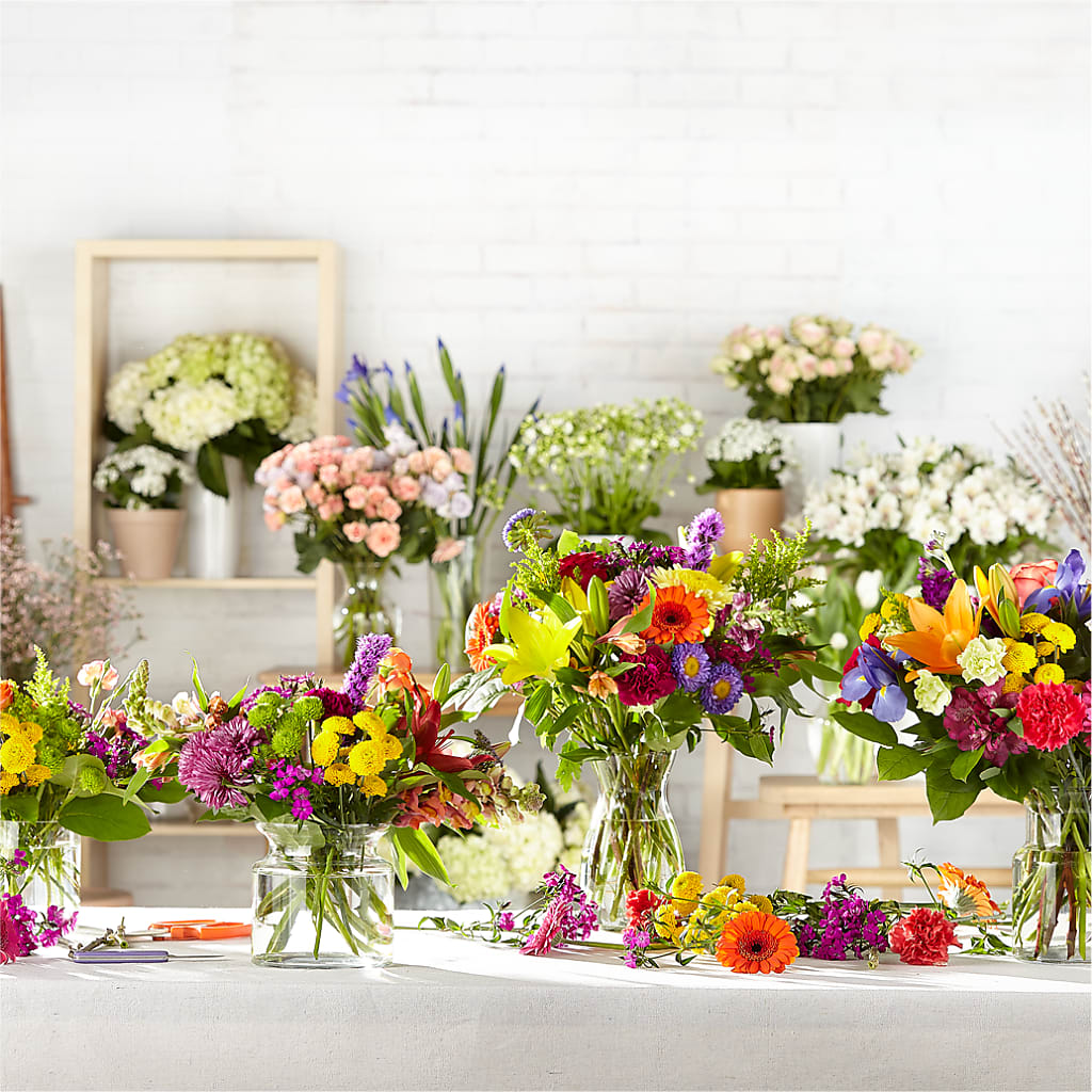 Bold & Bright – A Florist Original – Velvet Leaf And Stem, Las Vegas NV