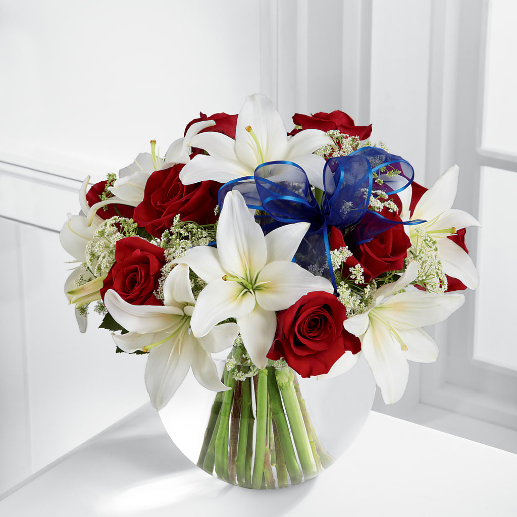 Independence Bouquet – Velvet Leaf And Stem, Las Vegas NV