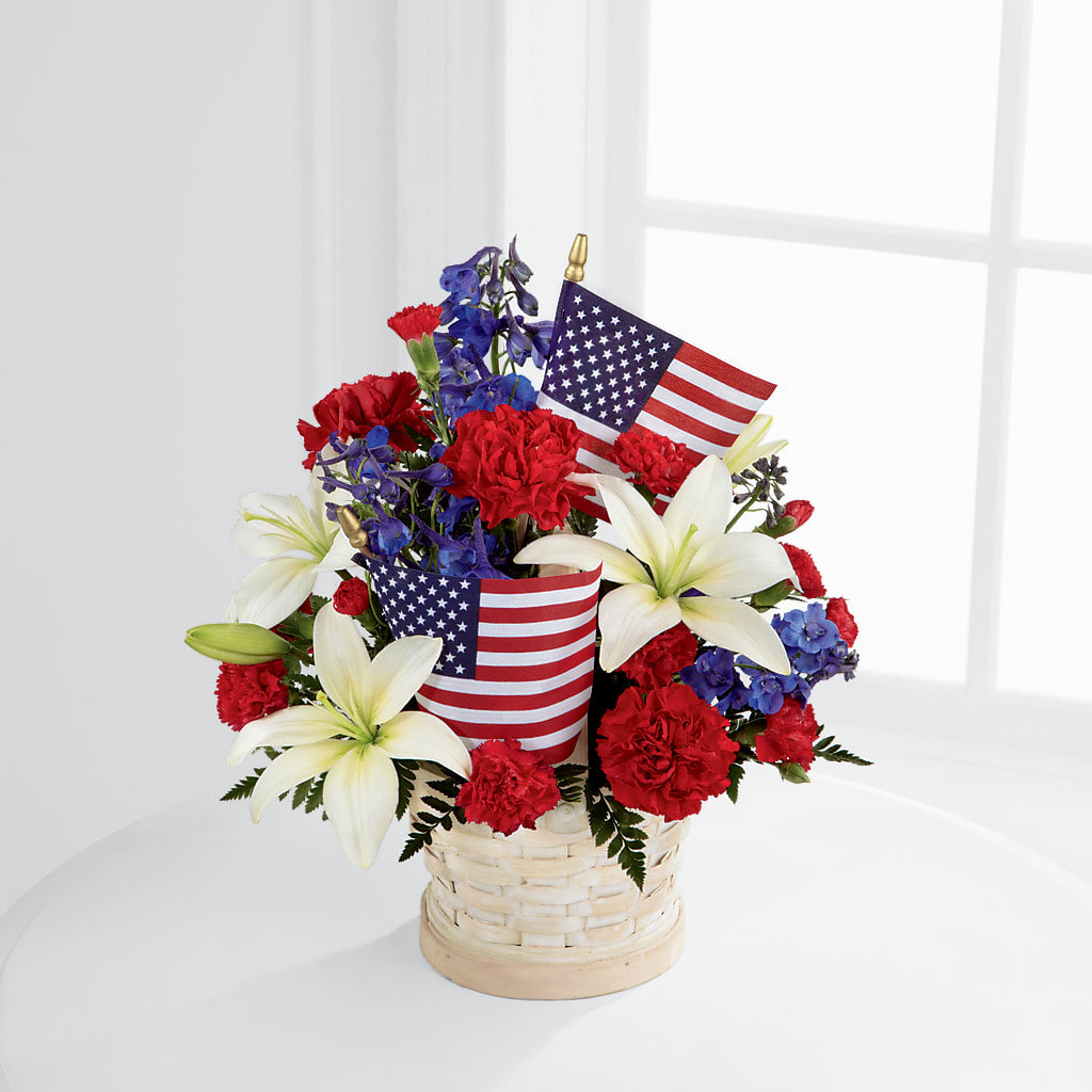 American Glory Bouquet – Velvet Leaf And Stem, Las Vegas NV