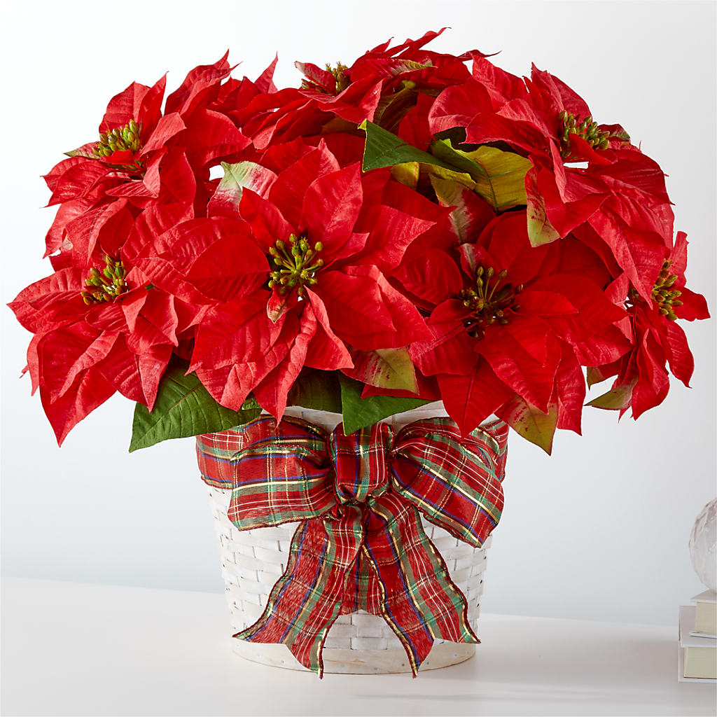 Happiest Holidays Poinsettia – Velvet Leaf And Stem, Las Vegas NV