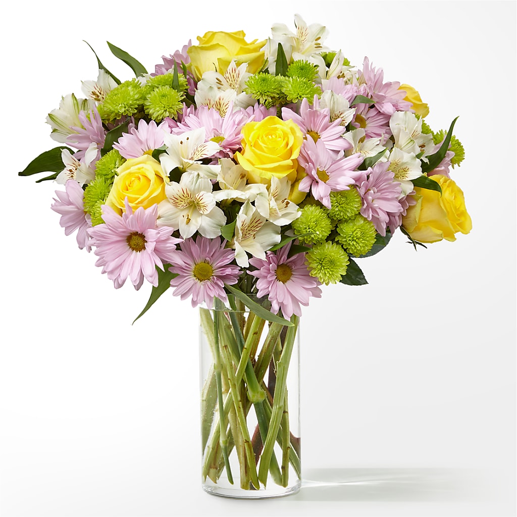 Sweet Spring Delight Bouquet – Velvet Leaf And Stem, Las Vegas NV