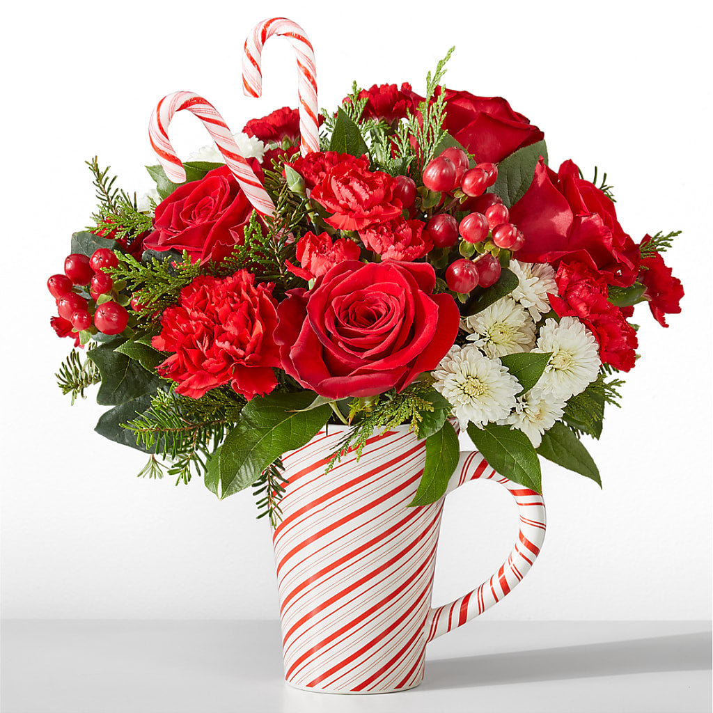 Peppermint Swirl Mug – Velvet Leaf And Stem, Las Vegas NV