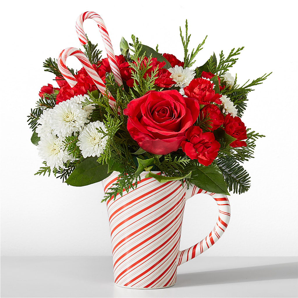Peppermint Swirl Mug – Velvet Leaf And Stem, Las Vegas NV