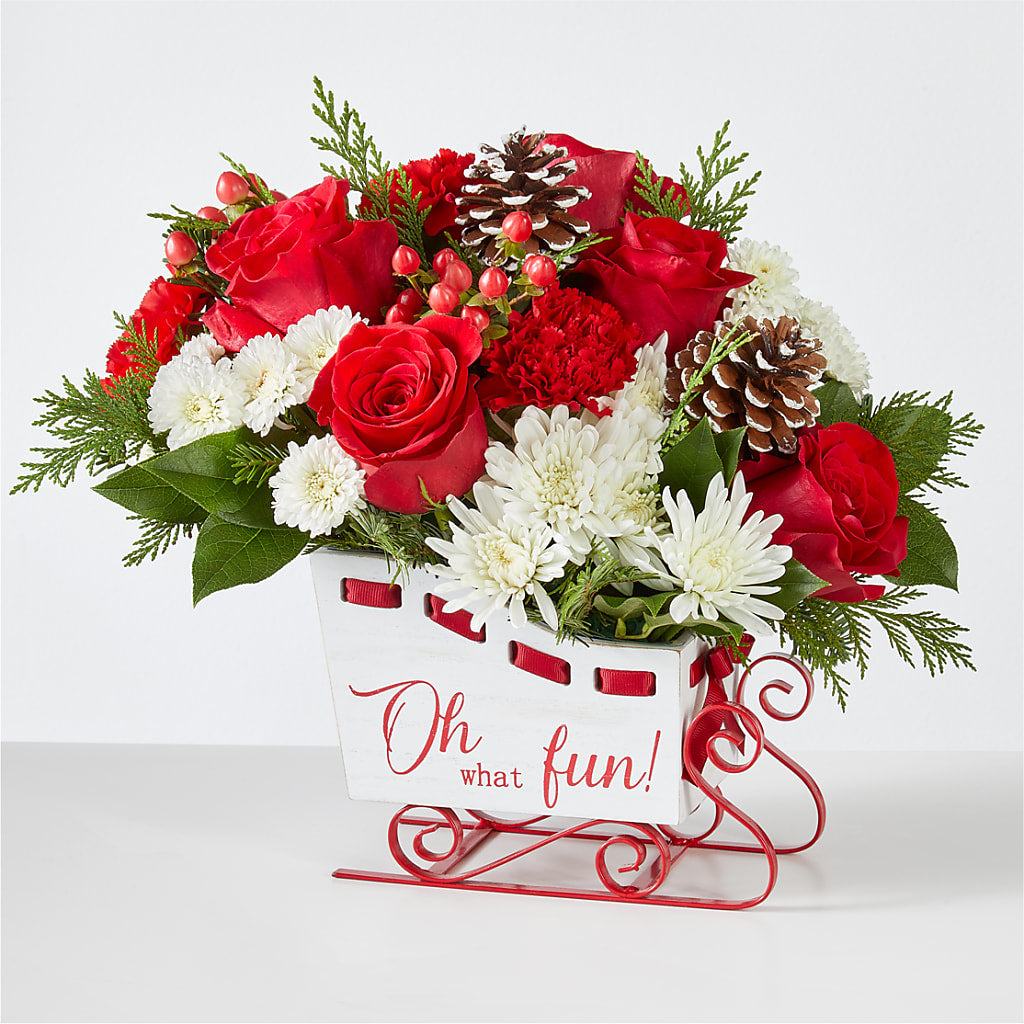 Sleigh Bells Bouquet – Velvet Leaf And Stem, Las Vegas NV