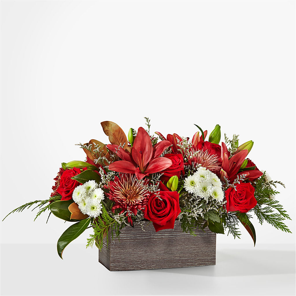Christmas Break Bouquet – Velvet Leaf And Stem, Las Vegas NV