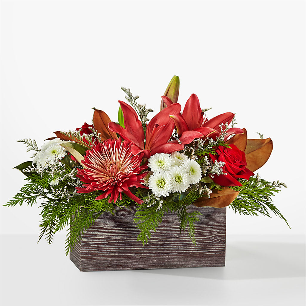 Christmas Break Bouquet – Velvet Leaf And Stem, Las Vegas NV