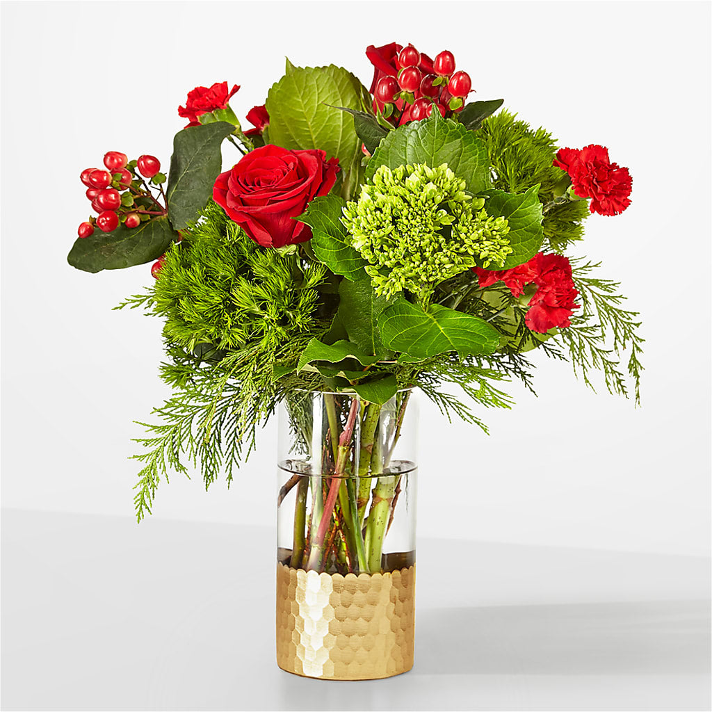 Plaid Throw Bouquet – Velvet Leaf And Stem, Las Vegas NV
