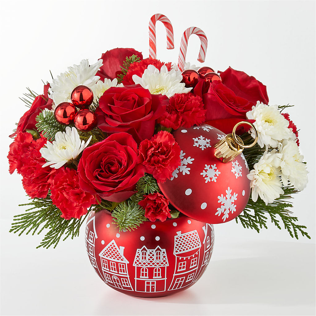Cheer in the Air Ornament – Velvet Leaf And Stem, Las Vegas NV