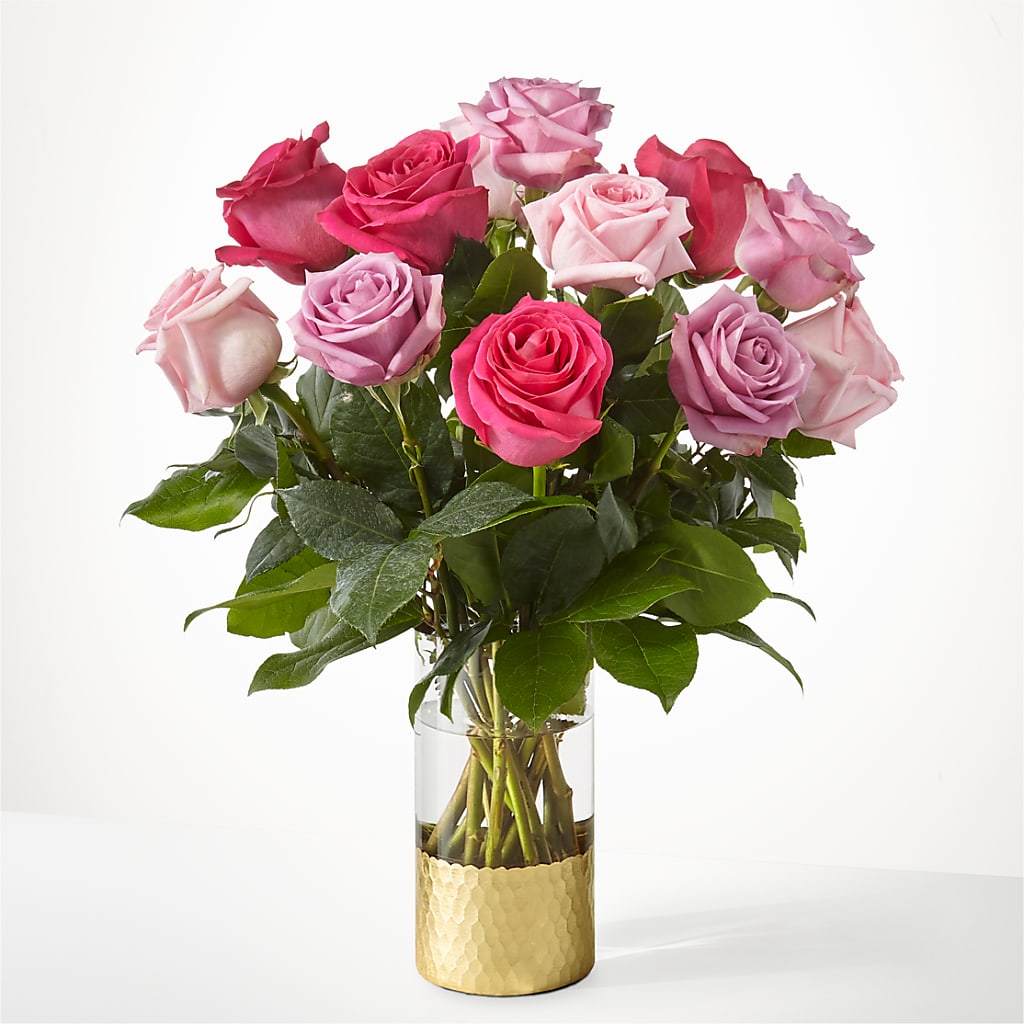 Pure Beauty Mixed Roses – Velvet Leaf And Stem, Las Vegas NV