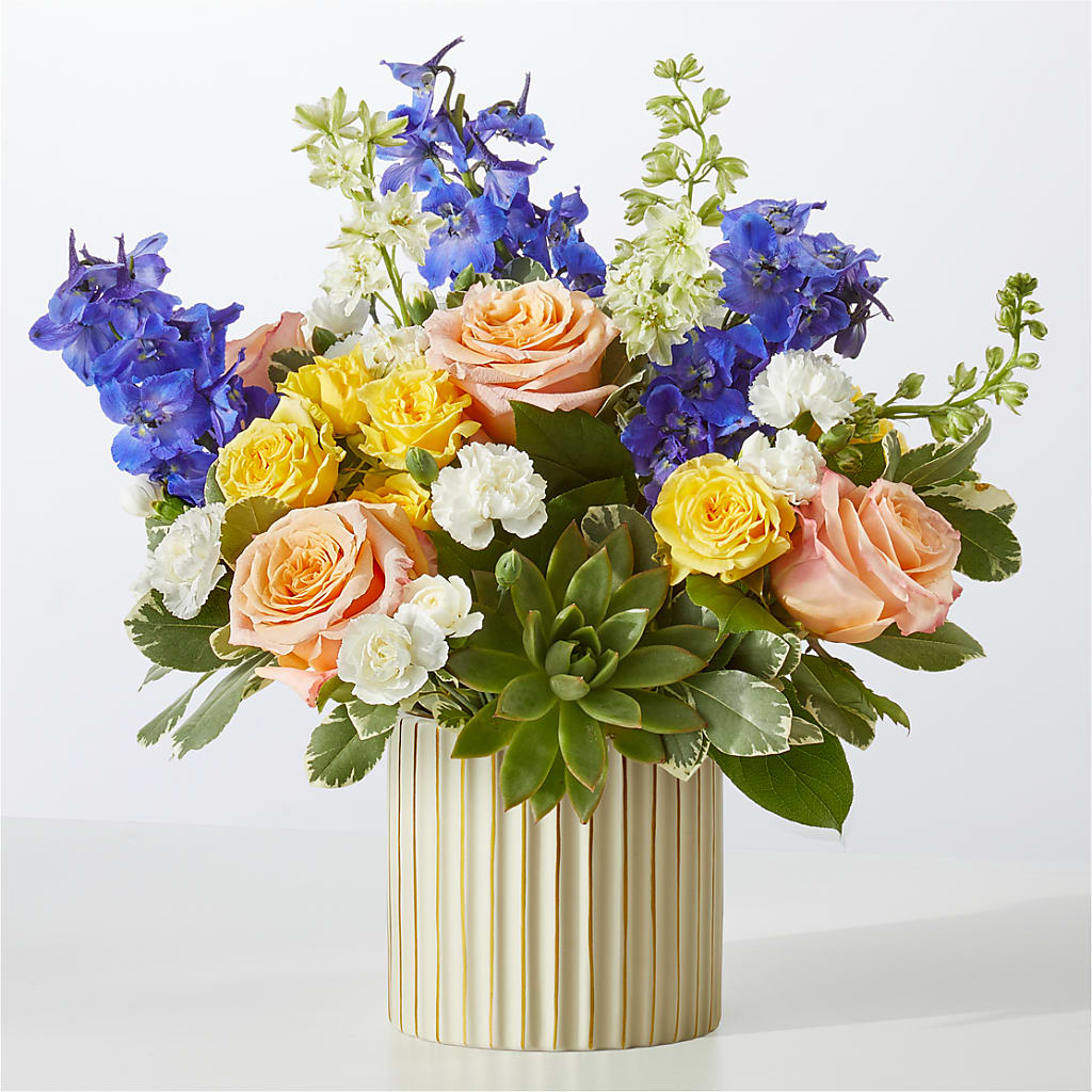 Cobalt Reverie Bouquet – Velvet Leaf And Stem, Las Vegas NV