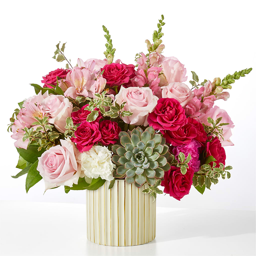 Magenta Musings Bouquet – Velvet Leaf And Stem, Las Vegas NV