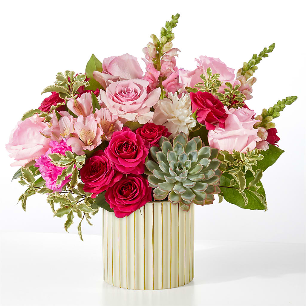 Magenta Musings Bouquet – Velvet Leaf And Stem, Las Vegas NV