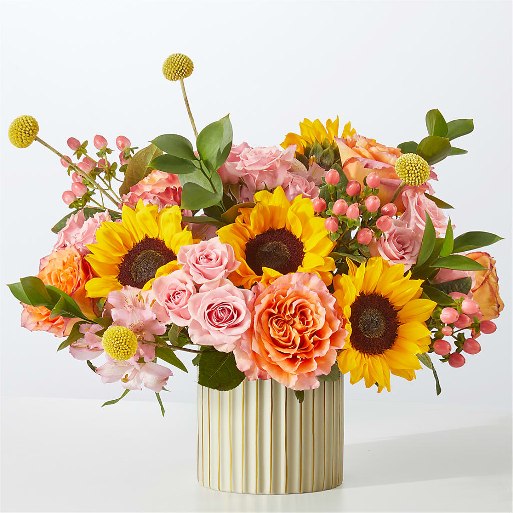 Sun's Out Bouquet – Velvet Leaf And Stem, Las Vegas NV