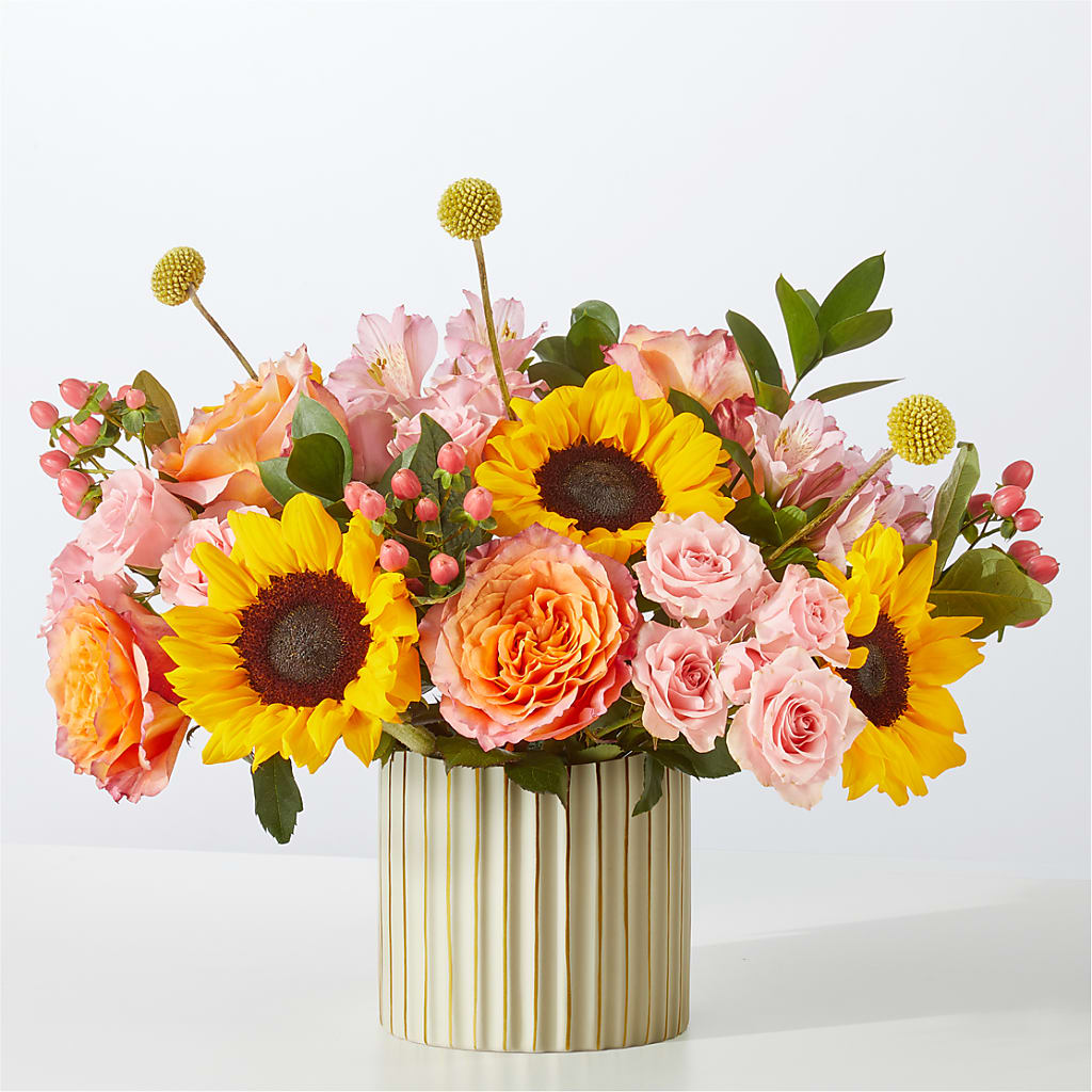 Sun's Out Bouquet – Velvet Leaf And Stem, Las Vegas NV