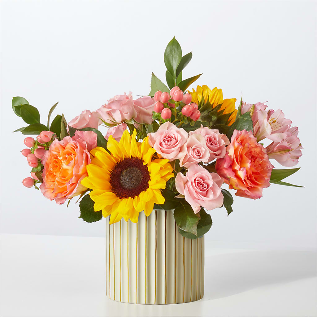 Sun's Out Bouquet – Velvet Leaf And Stem, Las Vegas NV