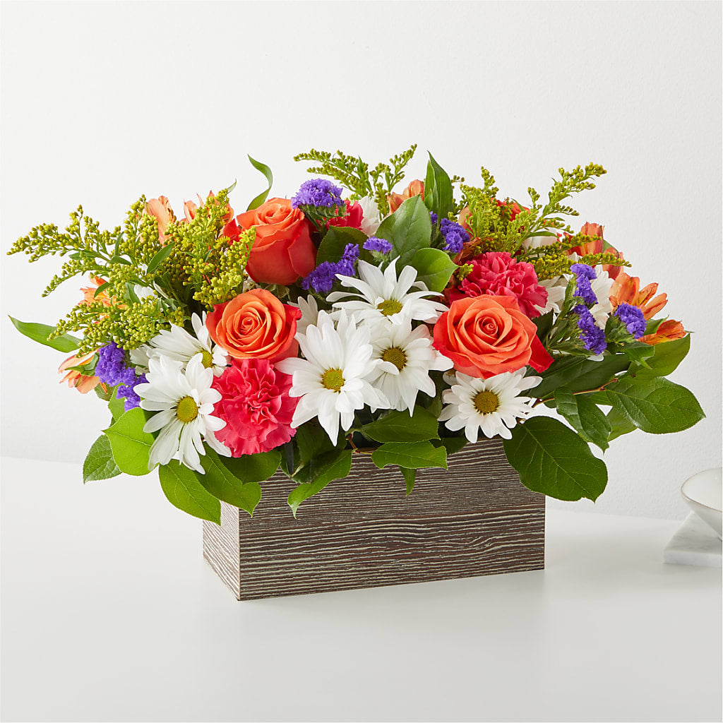 Oopsie Daisy Box Bouquet – Velvet Leaf And Stem, Las Vegas NV