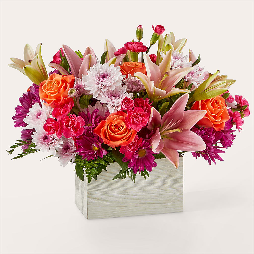 Light of My Life Box Bouquet – Velvet Leaf And Stem, Las Vegas NV