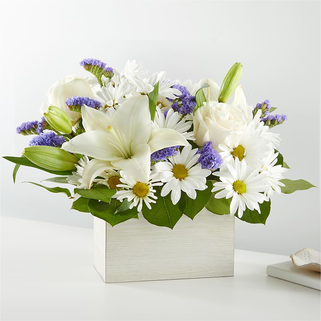 Beyond Blue Box Bouquet – Velvet Leaf And Stem, Las Vegas NV
