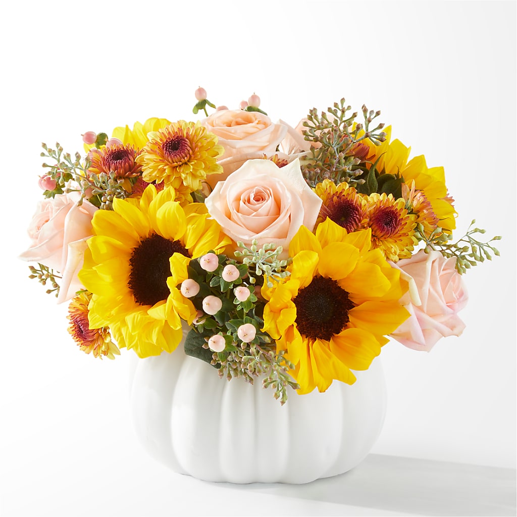 Pumpkin to Talk About Bouquet – Velvet Leaf And Stem, Las Vegas NV