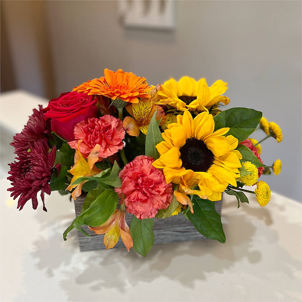 Autumn Orchard Bouquet – Velvet Leaf And Stem, Las Vegas NV