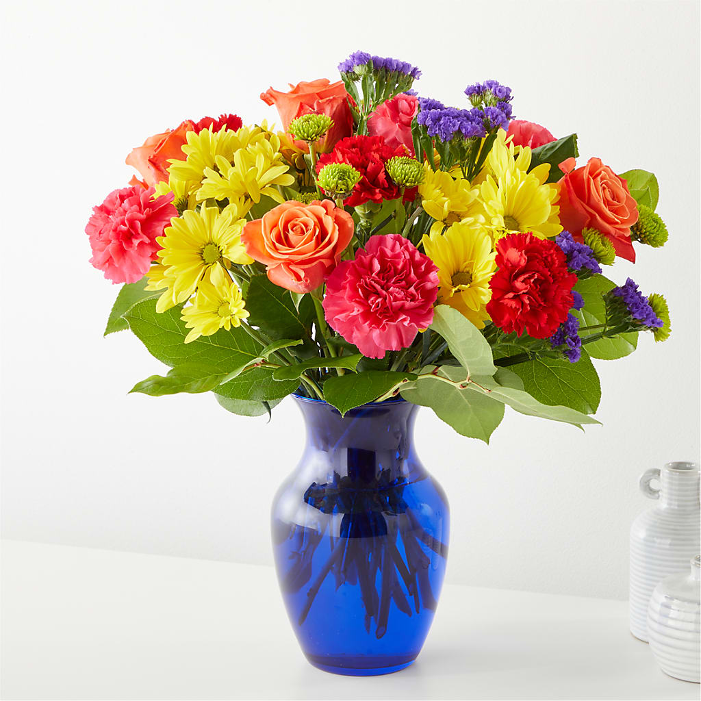 Brighter Days Bouquet – Velvet Leaf And Stem, Las Vegas NV
