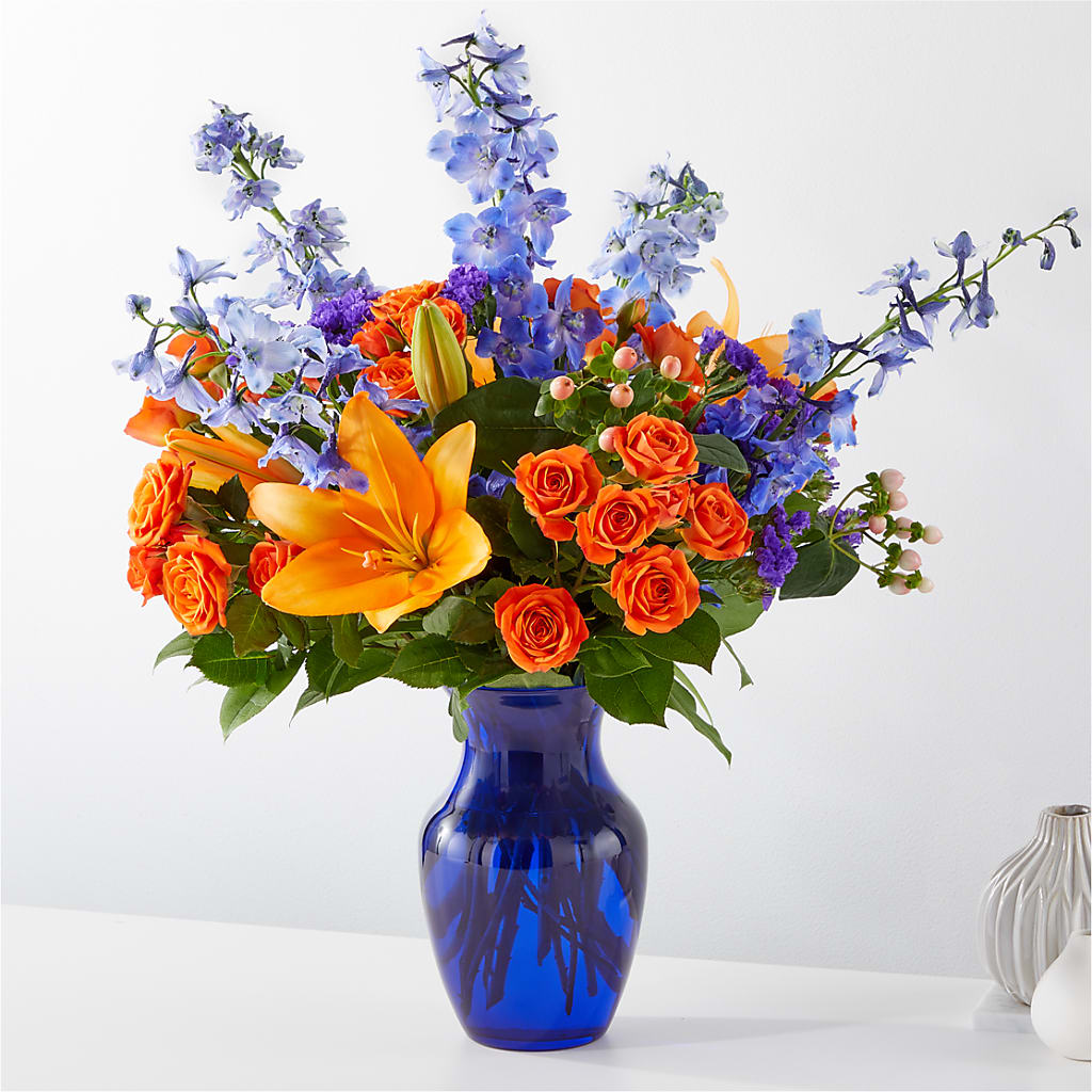Radiant Citrus Bouquet – Velvet Leaf And Stem, Las Vegas NV