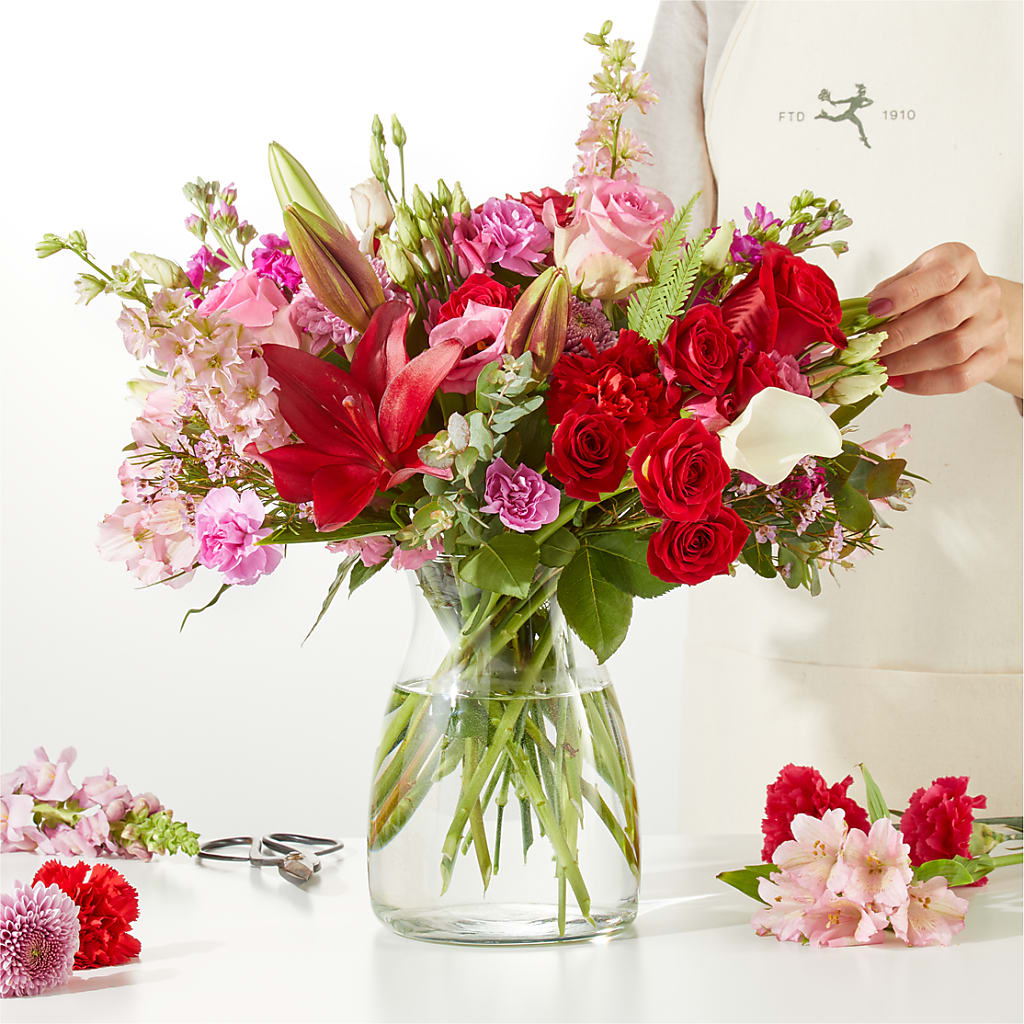 Together Forever - A Florist Original – Velvet Leaf And Stem, Las Vegas NV