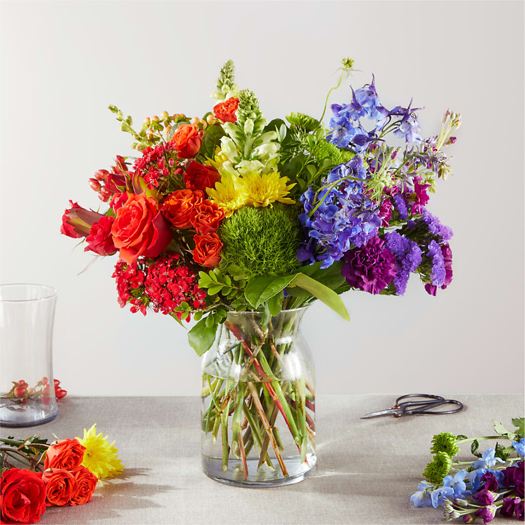 Summer Spectra - A Florist Original – Velvet Leaf And Stem, Las Vegas NV