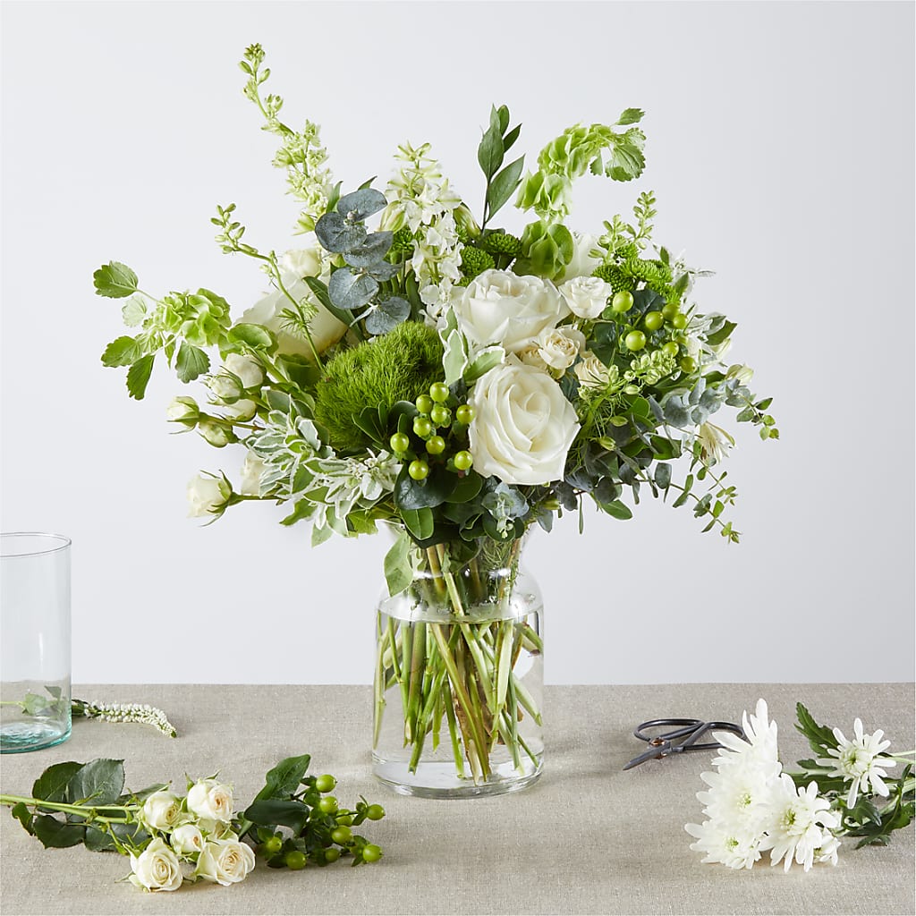 Irish Garden - A Florist Original – Velvet Leaf And Stem, Las Vegas NV
