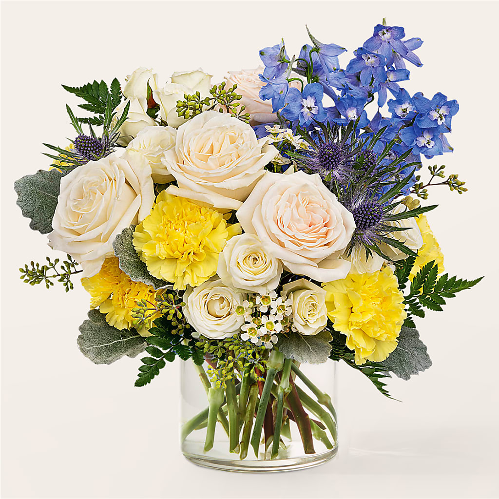 Lemon Sorbet Bouquet – Velvet Leaf And Stem, Las Vegas NV