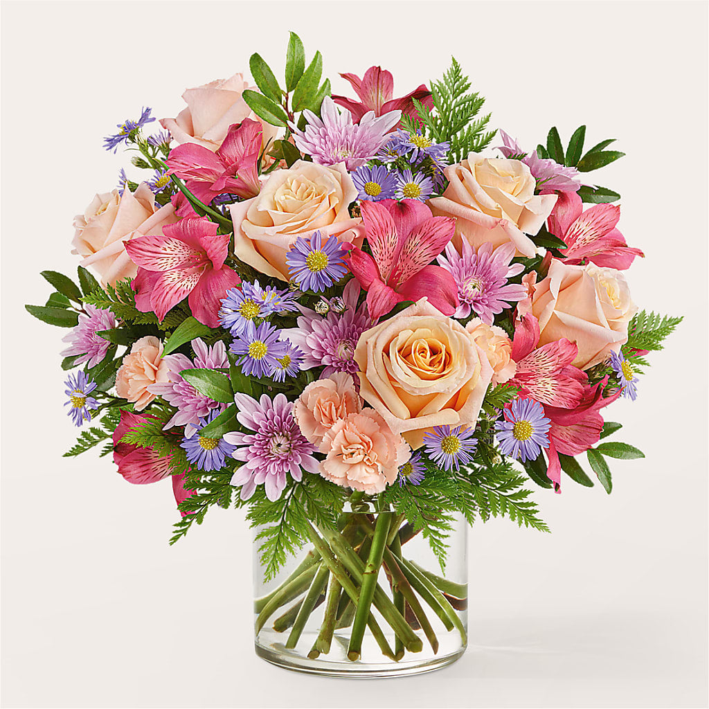 Sunset Serenade Bouquet – Velvet Leaf And Stem, Las Vegas NV