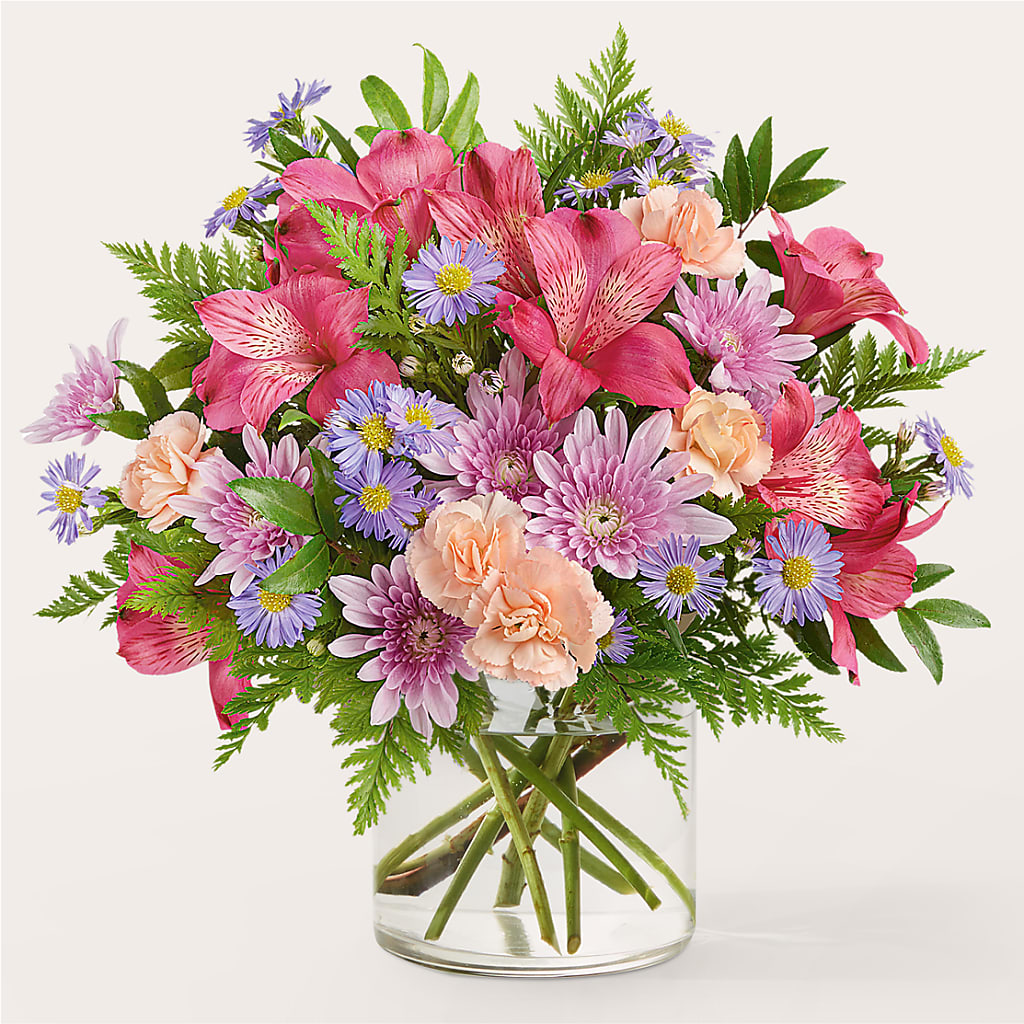 Sunset Serenade Bouquet – Velvet Leaf And Stem, Las Vegas NV