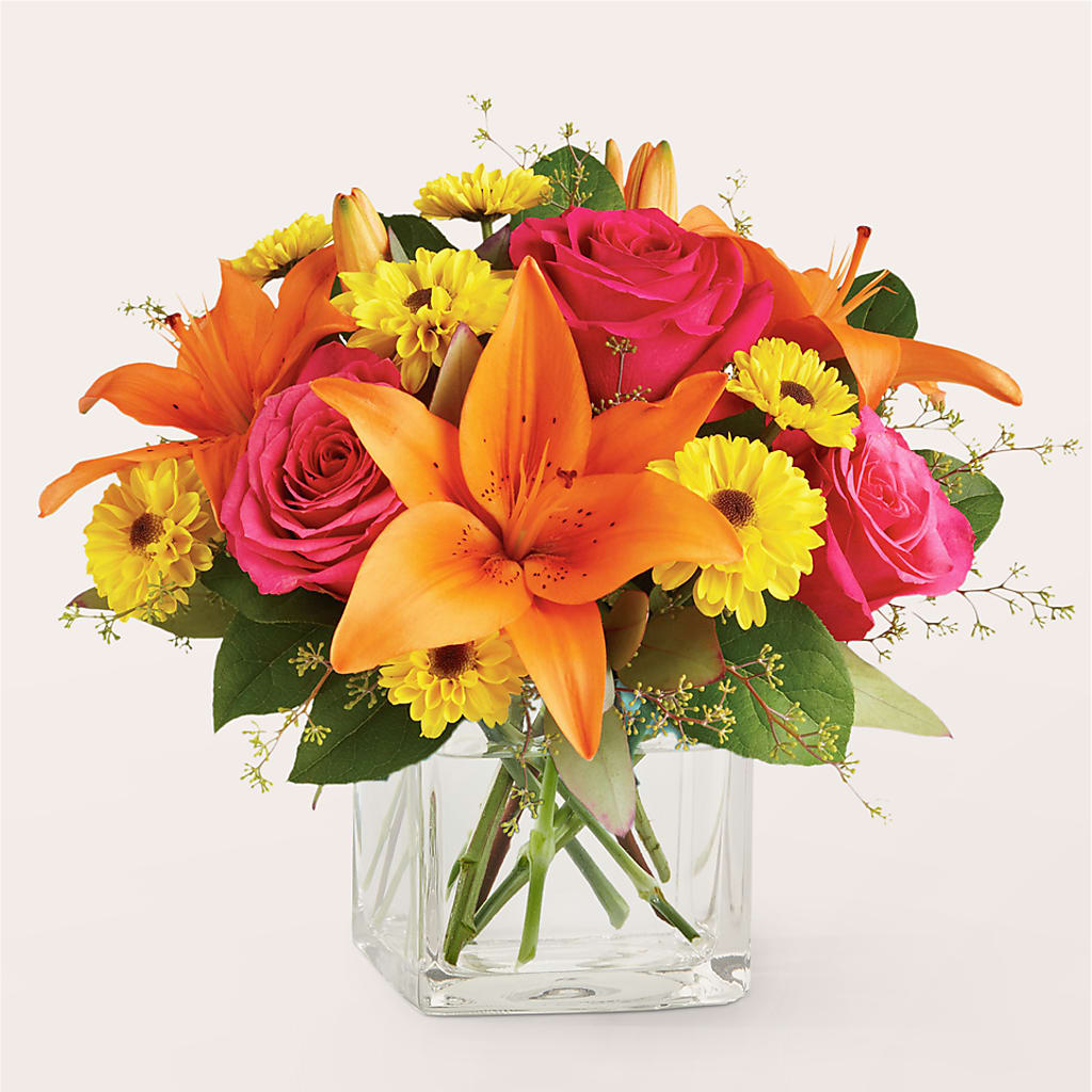 Neon Lights Bouquet – Velvet Leaf And Stem, Las Vegas NV