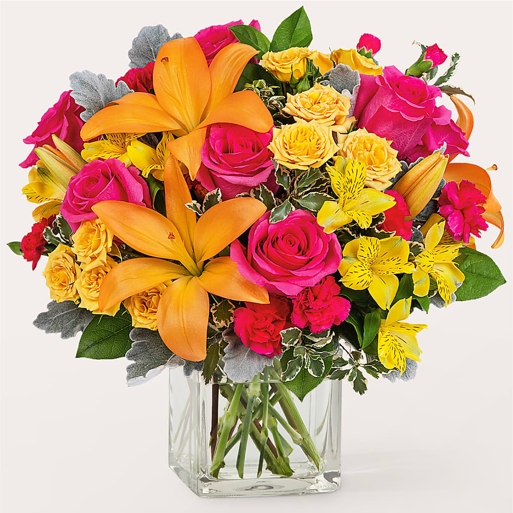 To the Tropics Bouquet – Velvet Leaf And Stem, Las Vegas NV
