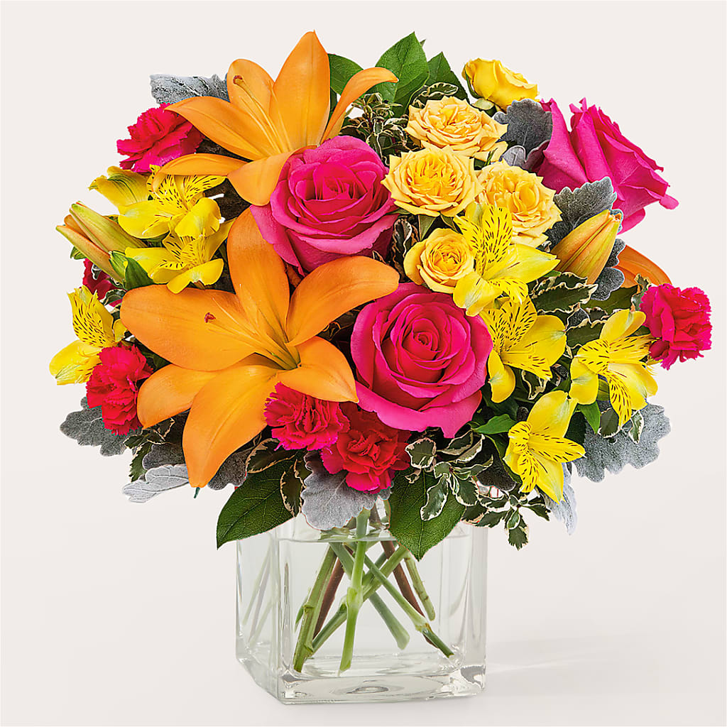 To the Tropics Bouquet – Velvet Leaf And Stem, Las Vegas NV