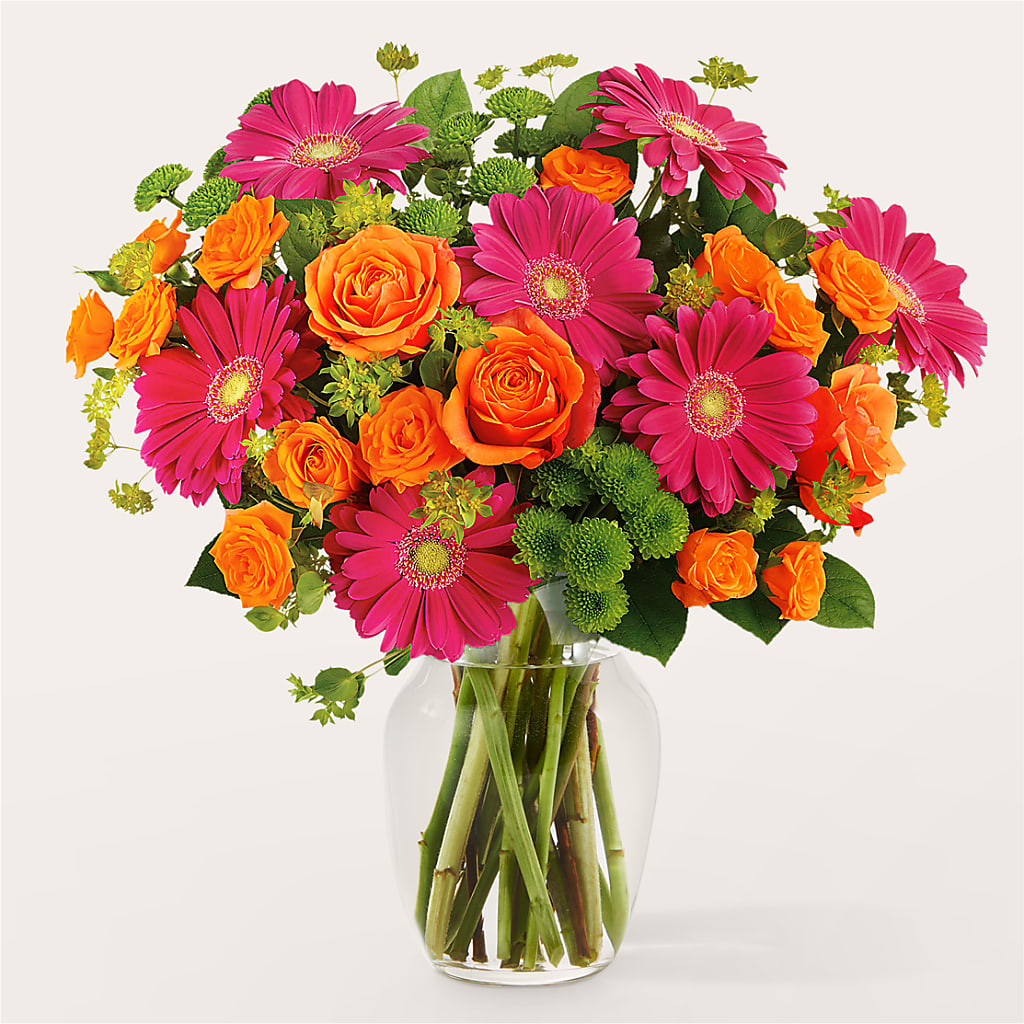 Zest for Life Bouquet – Velvet Leaf And Stem, Las Vegas NV