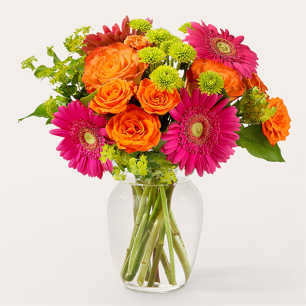 Zest for Life Bouquet – Velvet Leaf And Stem, Las Vegas NV