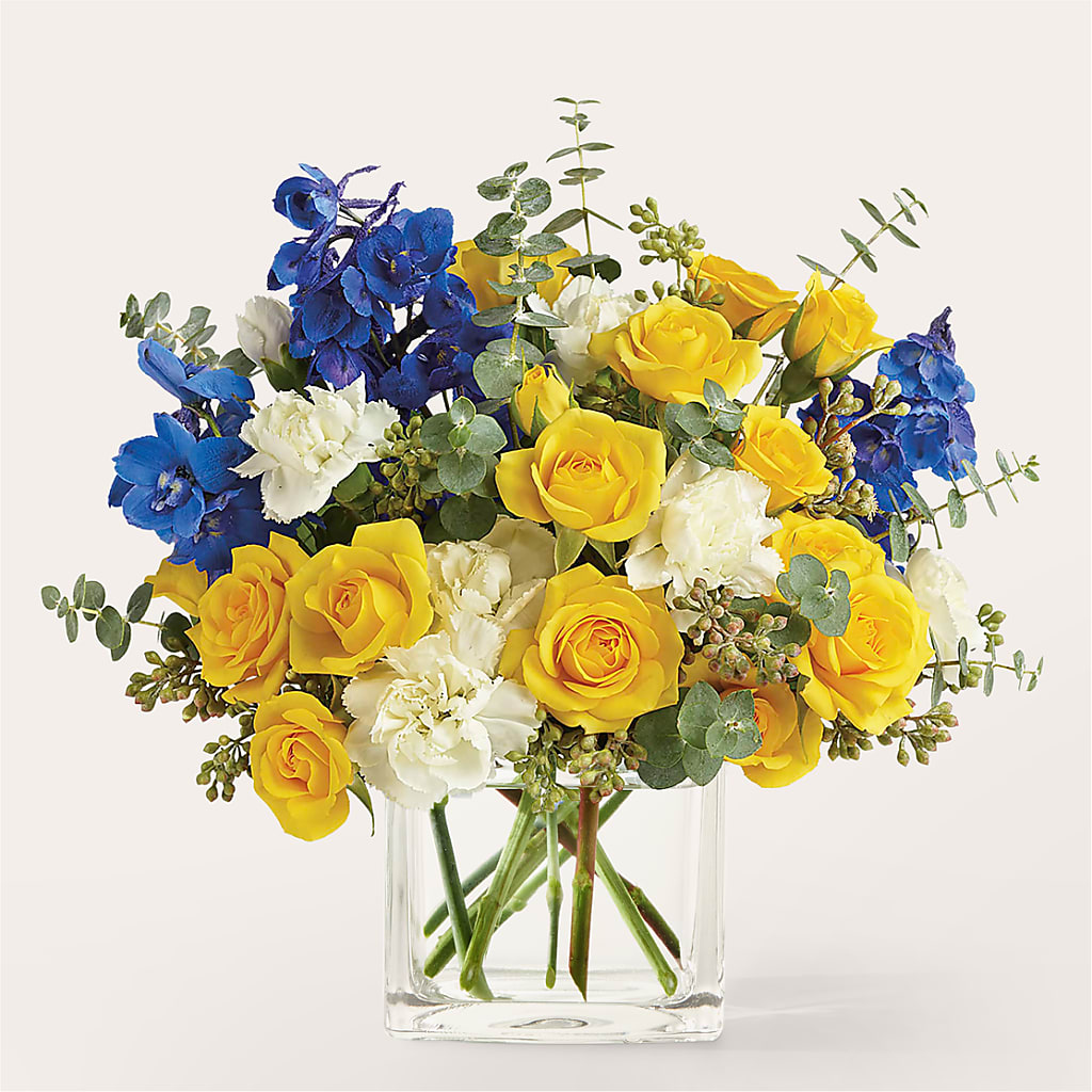 Sparkling Citrine Bouquet – Velvet Leaf And Stem, Las Vegas NV