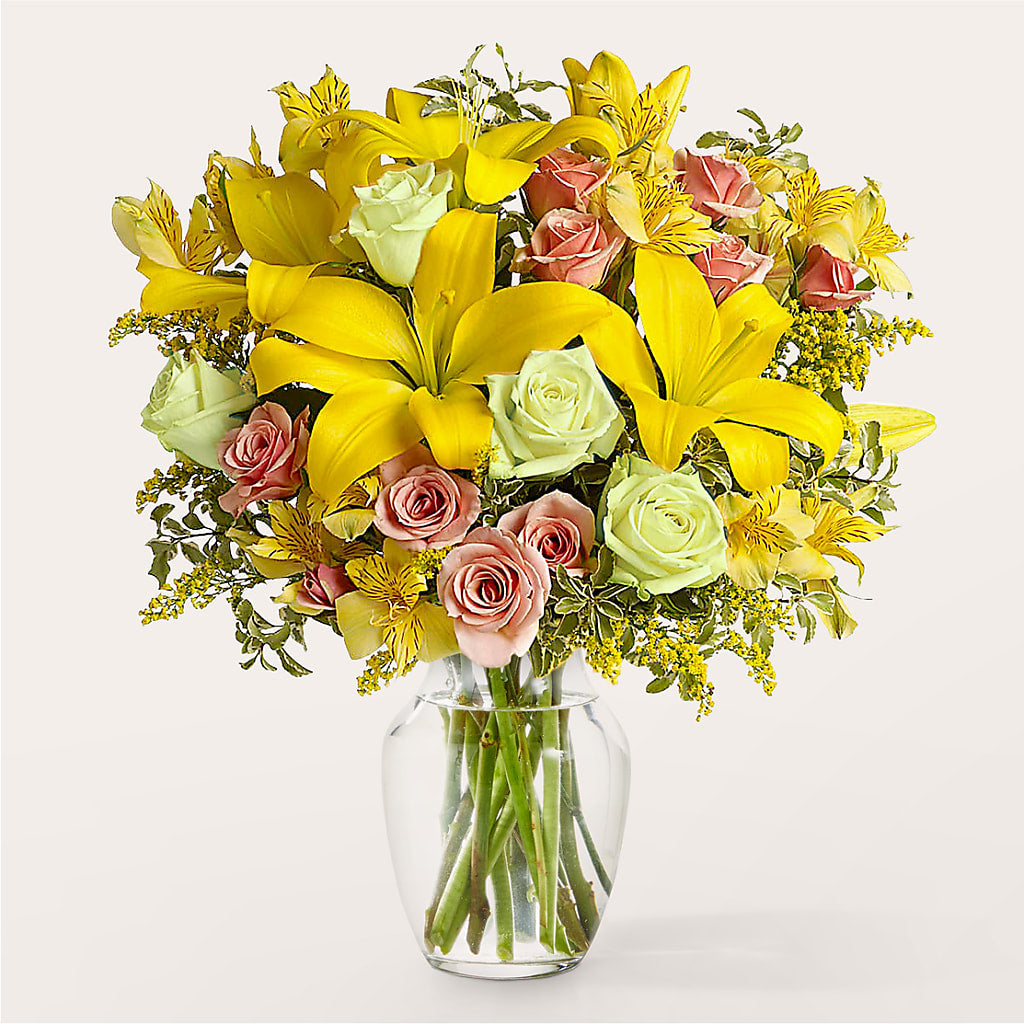 Sunburst Bouquet – Velvet Leaf And Stem, Las Vegas NV