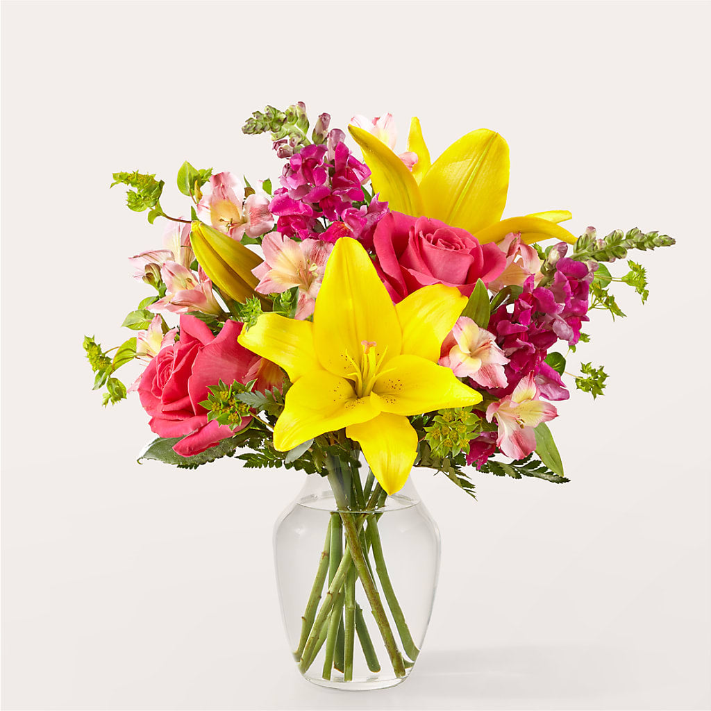 Lovely Day Bouquet – Velvet Leaf And Stem, Las Vegas NV