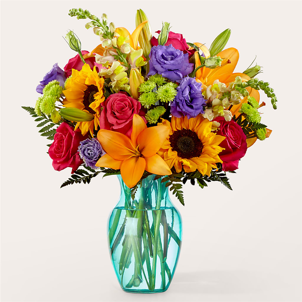 Double Rainbow Bouquet – Velvet Leaf And Stem, Las Vegas NV