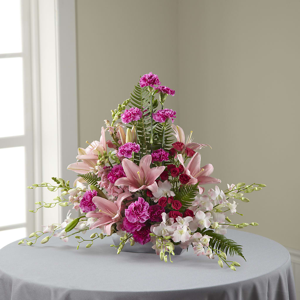 Uplifting Moments Arrangement – Velvet Leaf And Stem, Las Vegas NV