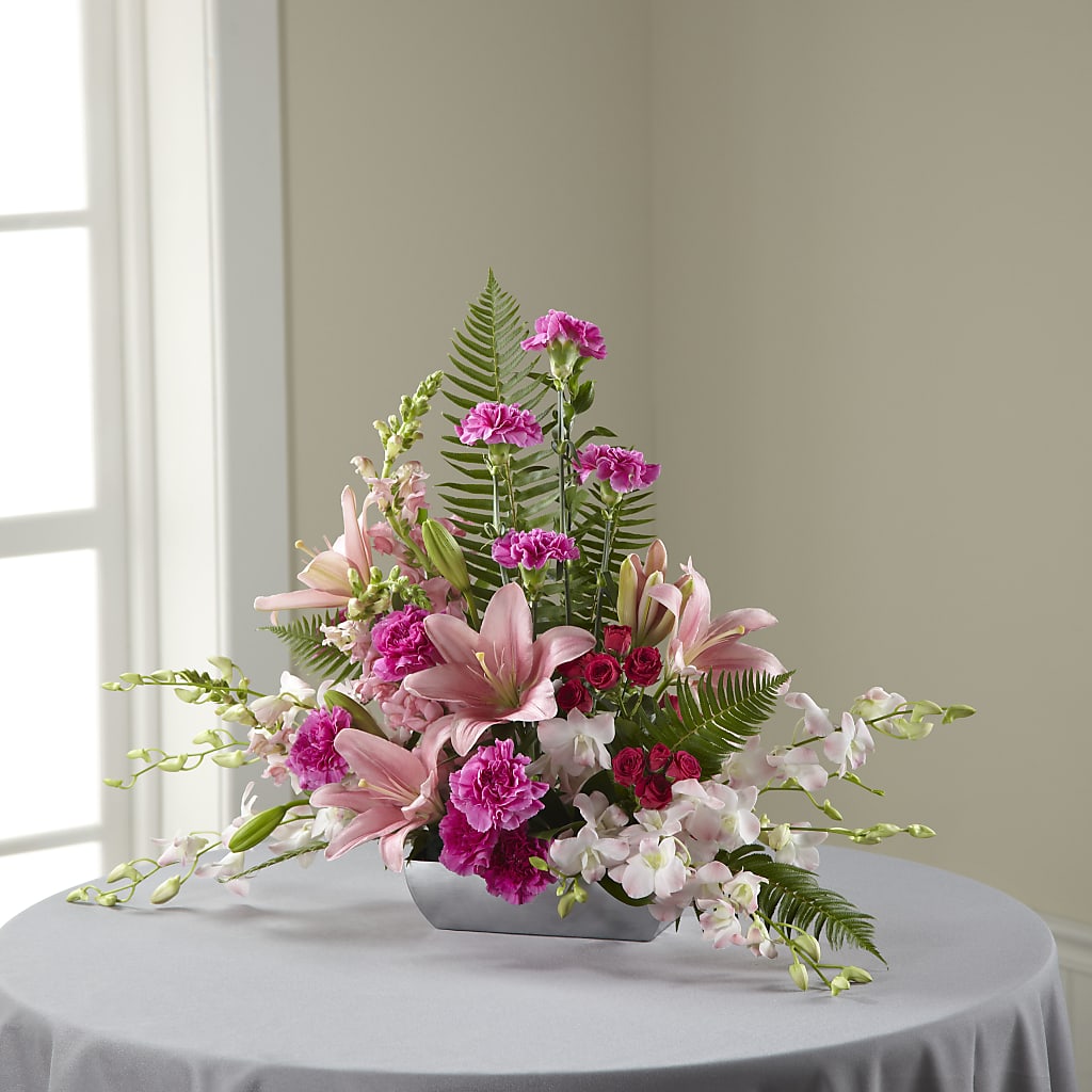 Uplifting Moments Arrangement – Velvet Leaf And Stem, Las Vegas NV