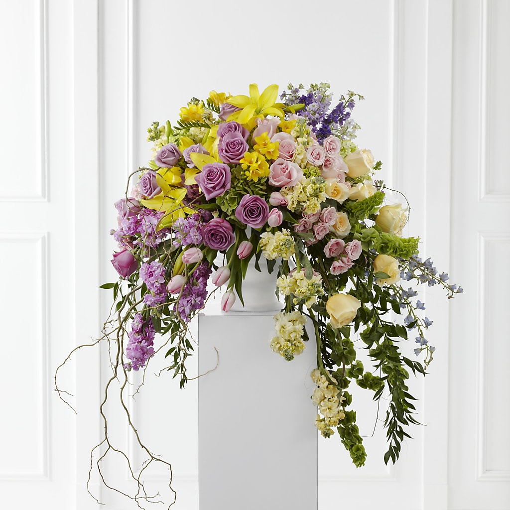 Display of Affection Arrangement – Velvet Leaf And Stem, Las Vegas NV