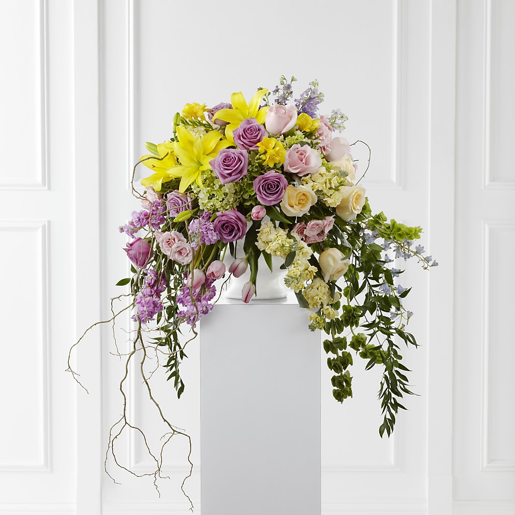Display of Affection Arrangement – Velvet Leaf And Stem, Las Vegas NV