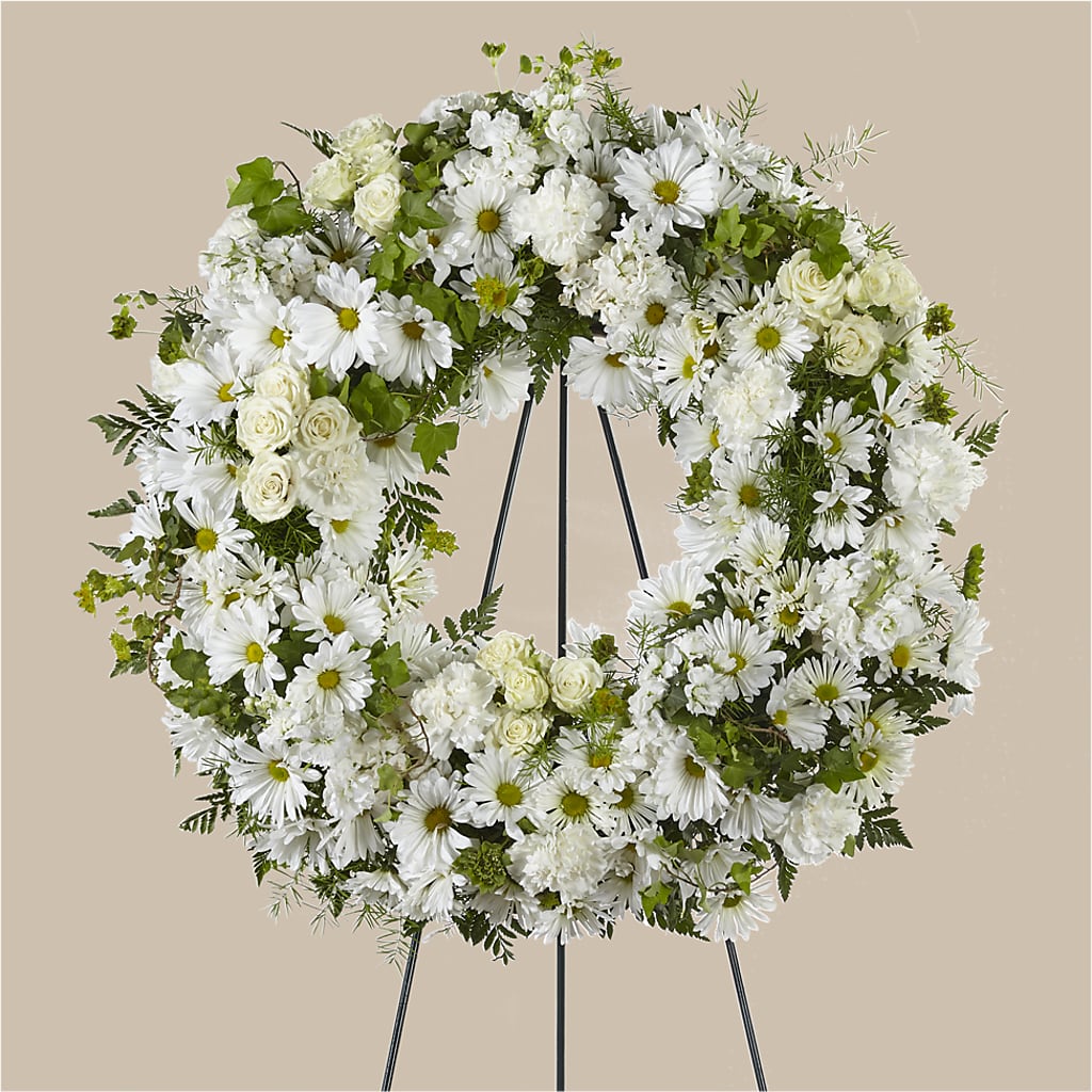 Faithful Wishes Wreath – Velvet Leaf And Stem, Las Vegas NV