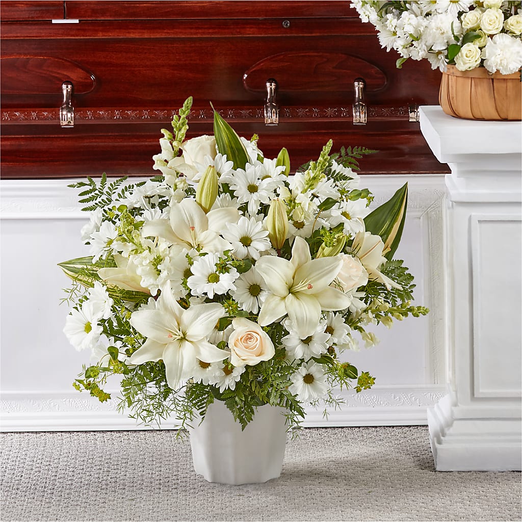 Thoughts of Tranquility Floor Basket – Velvet Leaf And Stem, Las Vegas NV