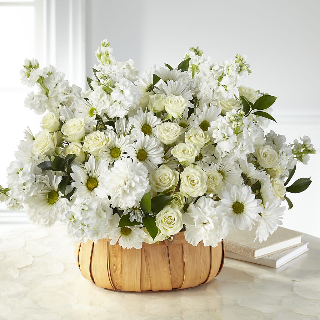 Graceful Garden Basket – Velvet Leaf And Stem, Las Vegas NV
