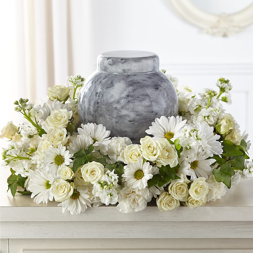 Timeless Tribute Cremation Adornment – Velvet Leaf And Stem, Las Vegas NV