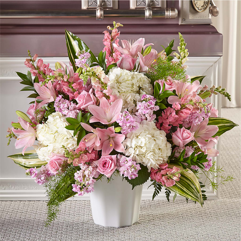 Simply Serene Floor Basket – Velvet Leaf And Stem, Las Vegas NV